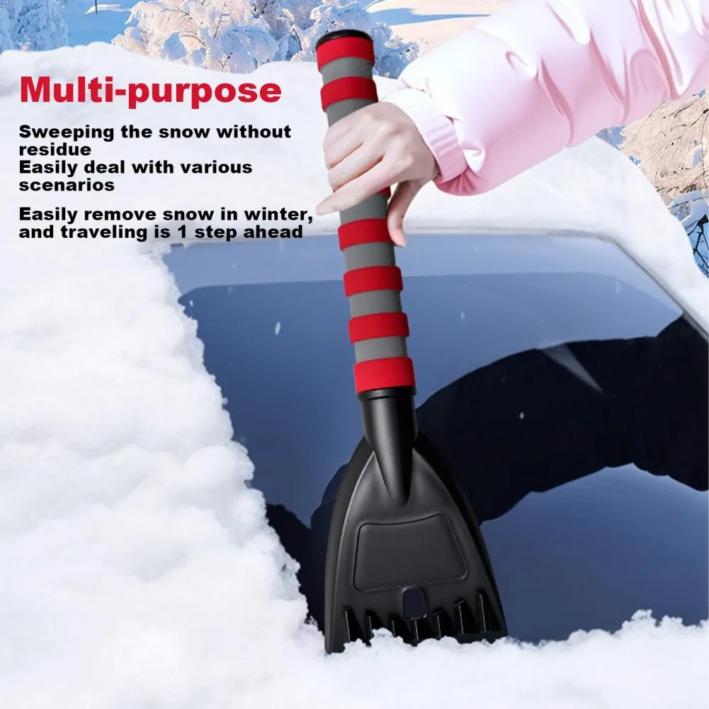 11cm Retractable Outdoor Snow Shovel Winter Car Snow Shovel Non-Slip Windshield Ice Scraper Snow Remover Tools Ice Breaker