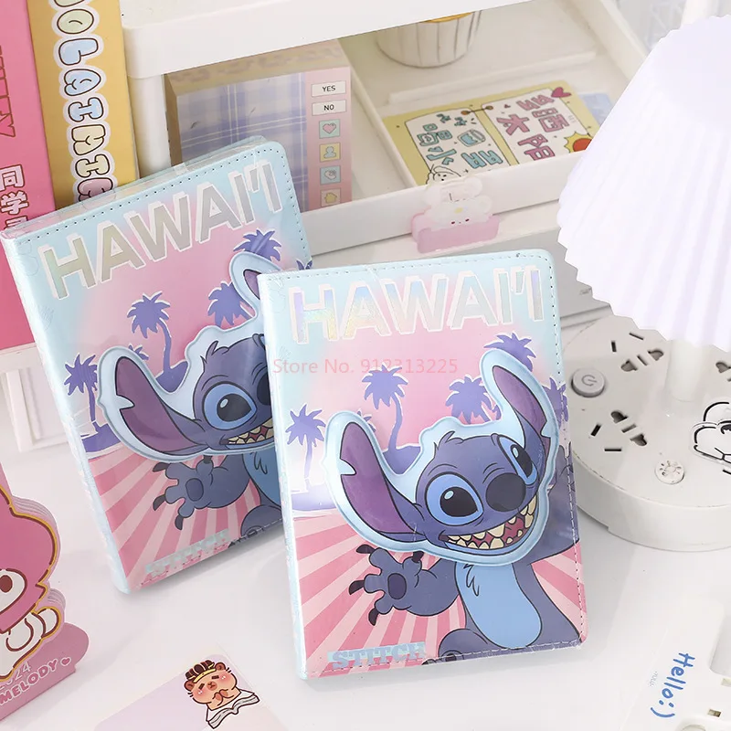 New Disney Stitch Series Stress Relief Notebook Cartoon Cute A5 Notebook Student Stress Relief Notepad Kids Stationery Gift