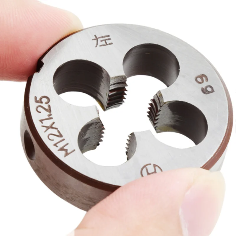 1pcs left hand metric die M22-M52, machine and hand tools for machine tools and manual external thread tapping and repair