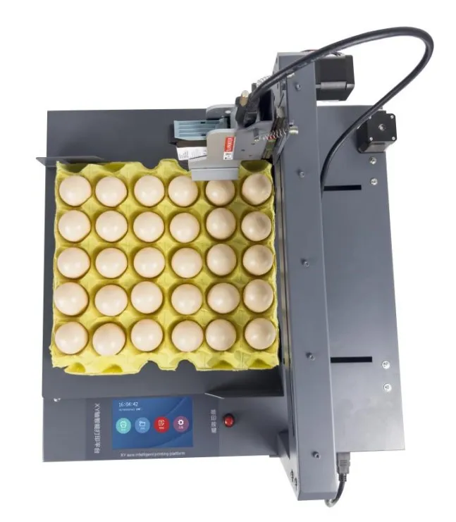 Expiry Date Printer Automatic Desktop Inkjet Egg Ink Jet Printer 5-inch Touch Screen Continuous Date Logo Egg Inkjet Printer TIJ