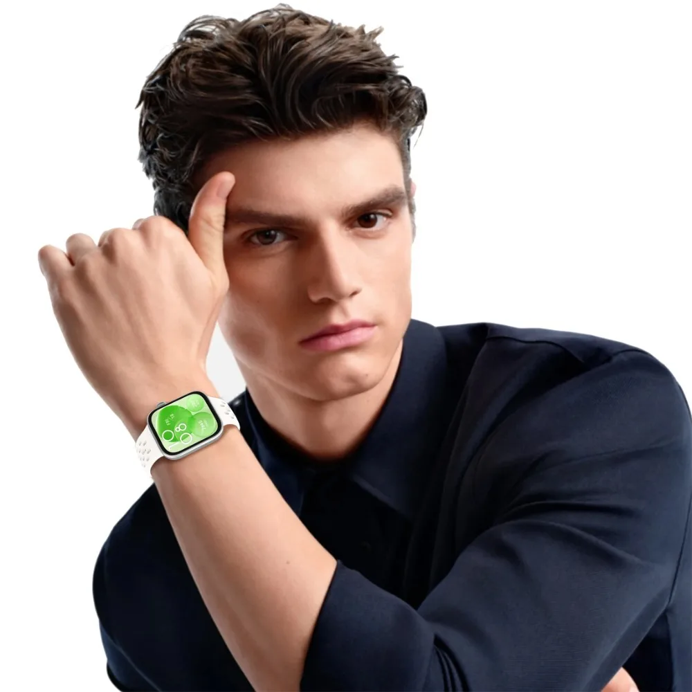 Correa de silicona suave para Huawei Watch Fit4, pulsera deportiva transpirable, cinturón para Huawei Watch Fit4 Pro/Fit3, accesorios