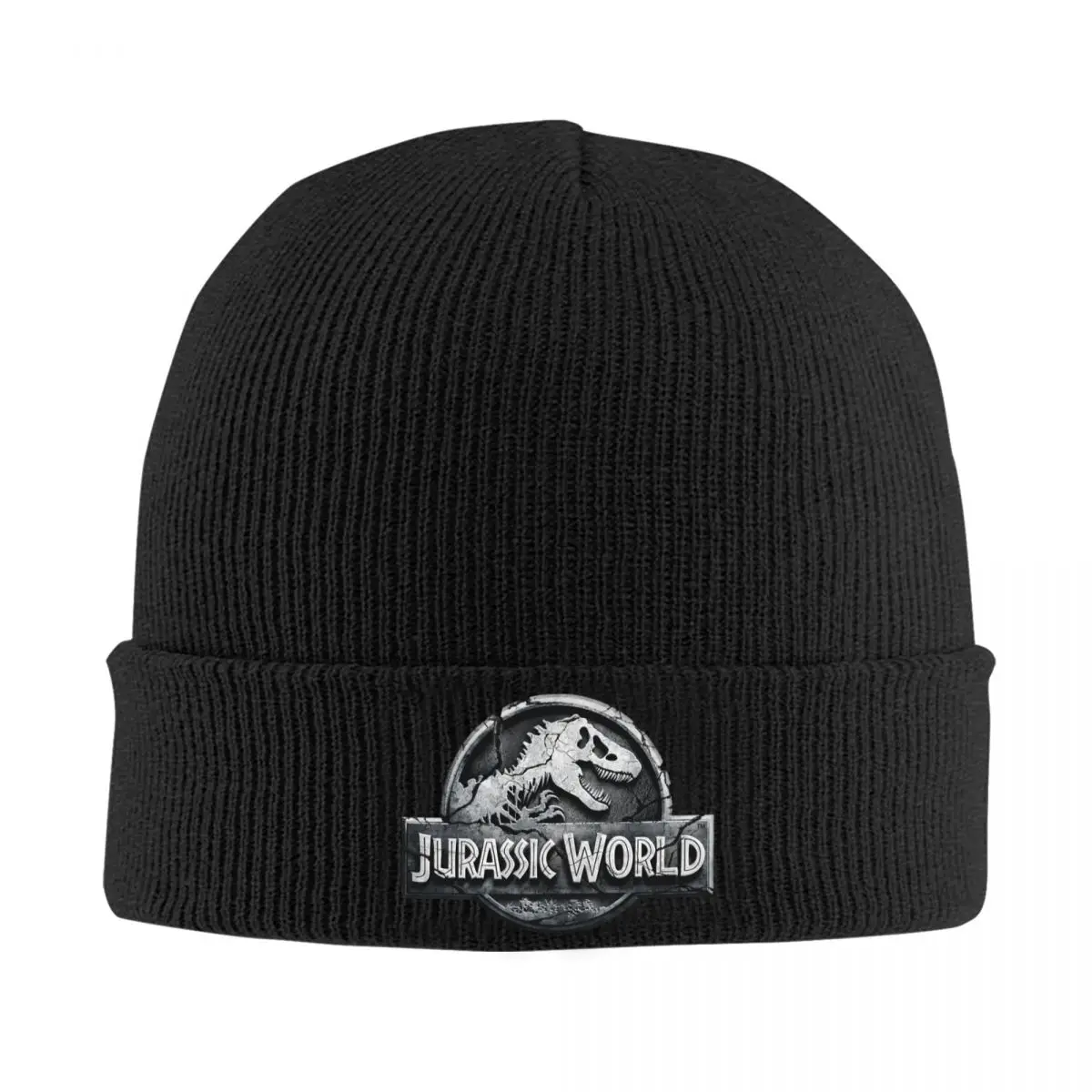 

Dinosaur Jurassic Park Knitted Caps for Women Men Beanie Autumn Winter Hat Acrylic Warm Caps