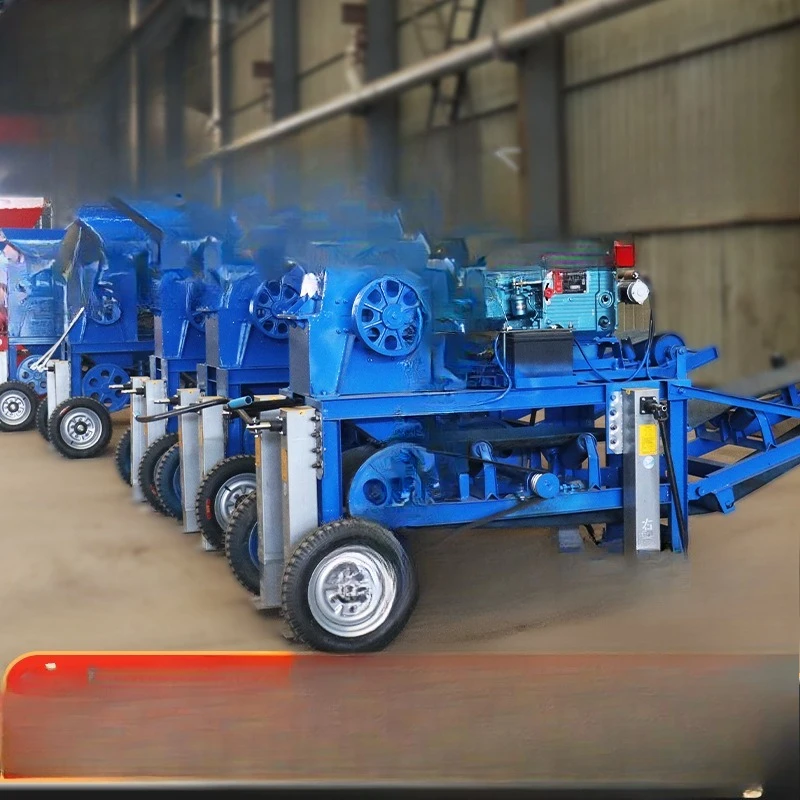 Hammer crusher: Mobile sand making machine for small buildings
