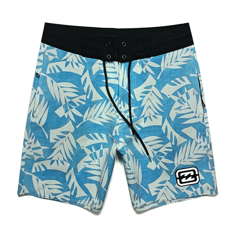 Calções de banho clássicos masculinos 4 vias estiramento à prova dwaterproof água praia curto bermuda troncos de natação de secagem rápida praia surf esportes fitness ginásio curto