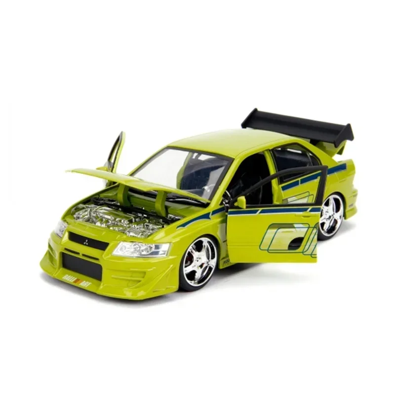 Jada 1:24 Brian’s 2002 Mitsubishi Lancer Evolution VII toys for boys  Metal  CN(Origin)  12+y  model car  Diecast