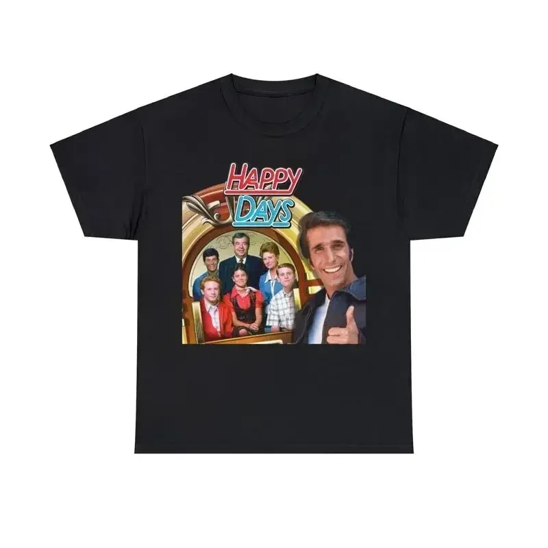 Футболка из плотного хлопка Happy Days, Рон Ховард, Генри Винклер, Том Босли, Мэрион Росс