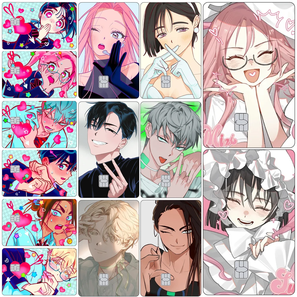 

ALIEN STAGE Mizi Till Ivan Anime Bank Credit Card Skin Stickers Front Side Small Card Sticker Decal Decoration Collect Gift