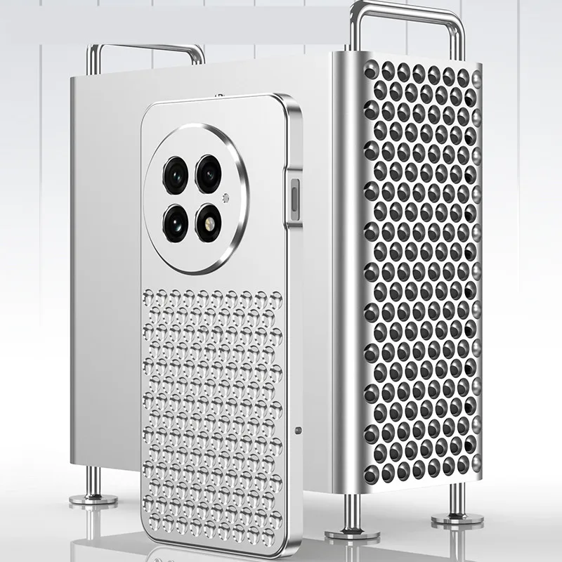 

Luxury Metal Cooling Hollow Aluminum Phone Case For Oneplus 13 Heat Dissipation Cover Funda