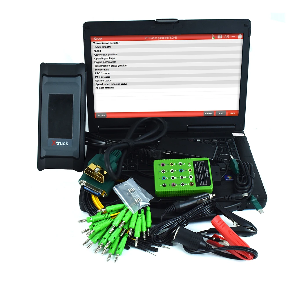 CF53 laptop+ X-truck Chassis Inspection diagnostic tool for transmission & retarder FAST ZF EATON Voith Dongfeng FAW SINOTRUK