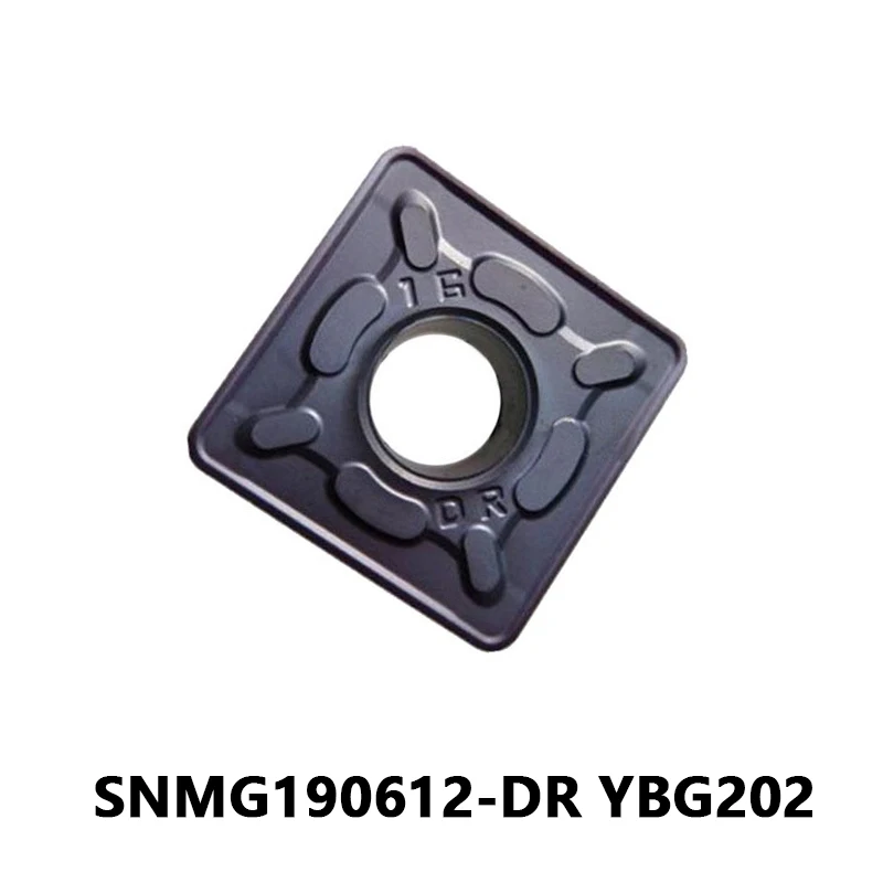 

Original SNMG SNMG190612 Turning Inserts SNMG190612-DR YBG202 Metal Cylindrical Turning ToolHolder High-Quality CNC Lathe Cutter