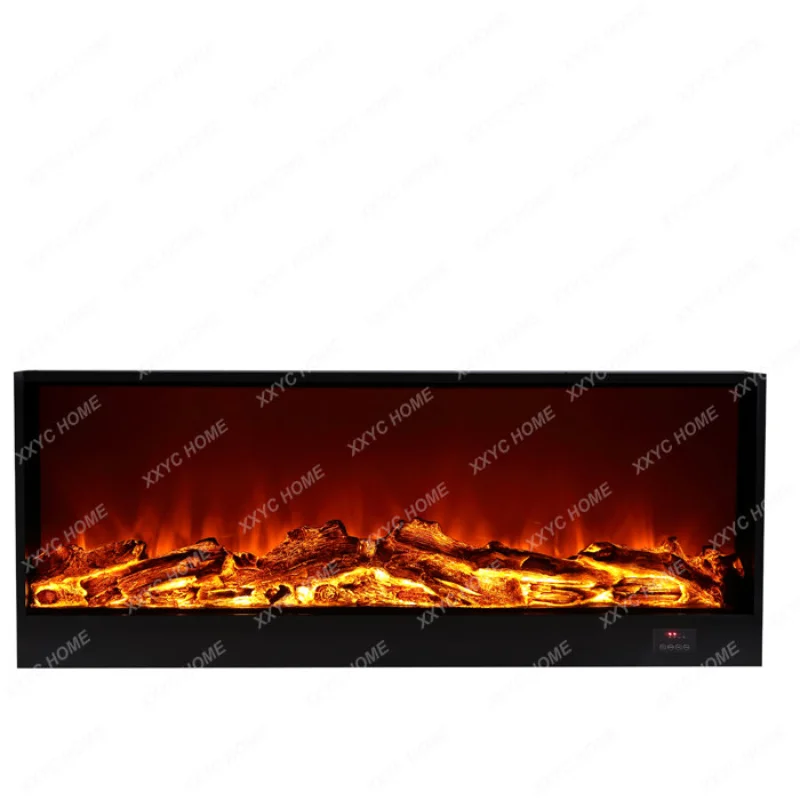 Electronic Fireplace Core Background Wall Embedded Simulation Fire European Style Fireplace Decorative Cabinet Heater Home