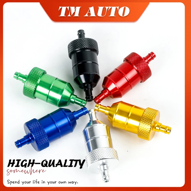 

6 Colors Universal Petrol Gas Fuel Filter Cleaner Gasoline Strainer For Motorcycle Modification Parts