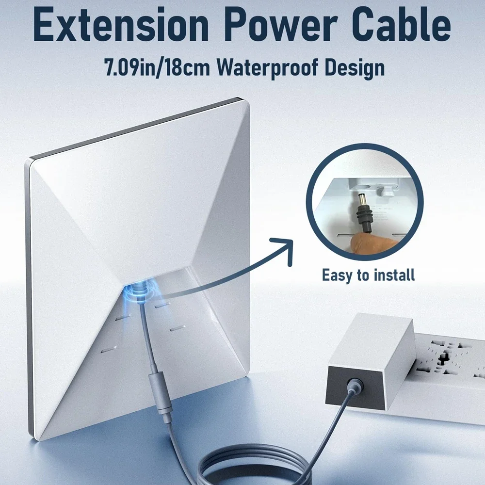 for Starlink Mini 18CM Extension Cable with Waterproof Design Plug DC Extension Power Cord Adapter for Starlink Mini Accessories