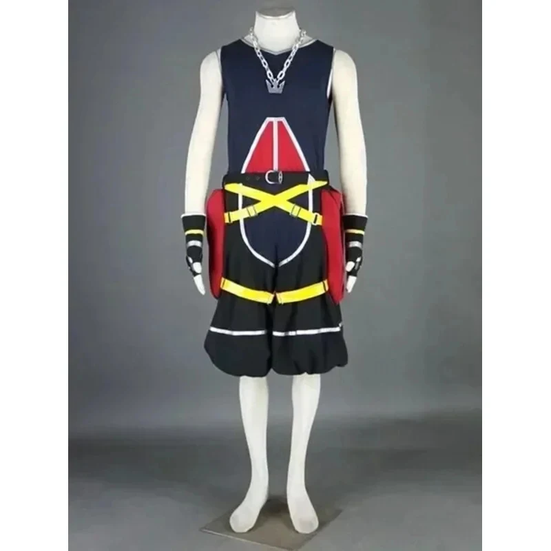 Anime - Kingdom Hearts 2 Sora cosplay costume with necklace 11x;8's,6; FD1;6 - view 5