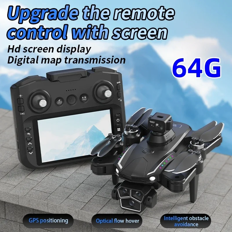 طائرة بدون طيار S12 GPS مع كاميرا Gimbal الاحترافية المضادة للاهتزاز بدقة 4K HD طائرة بدون طيار FPV 360 ° تجنب العوائق كوادكوبتر #6