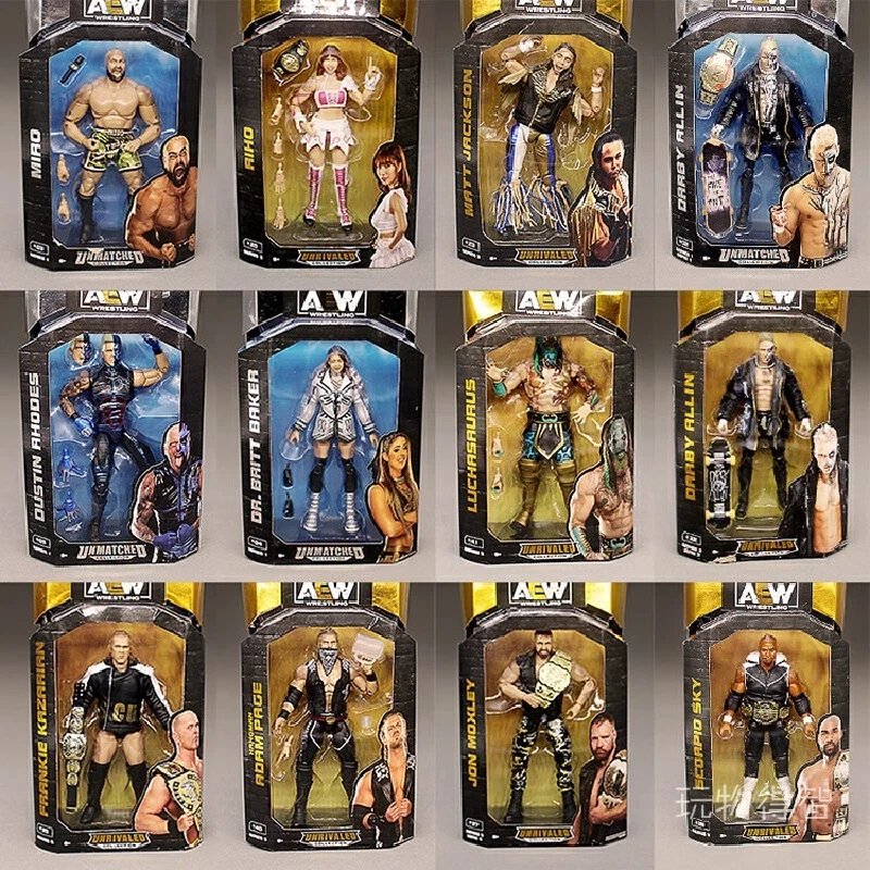 

AEW Wrestling Action Figure 6 Inch Super Articulated Unrivaled Collection Boxed Authentic Wrestler Figurine For Wrestling Fans