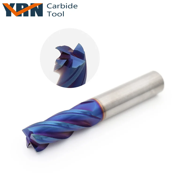 blue Coating 20mm Router Bits Milling Cutter End Milling Tools