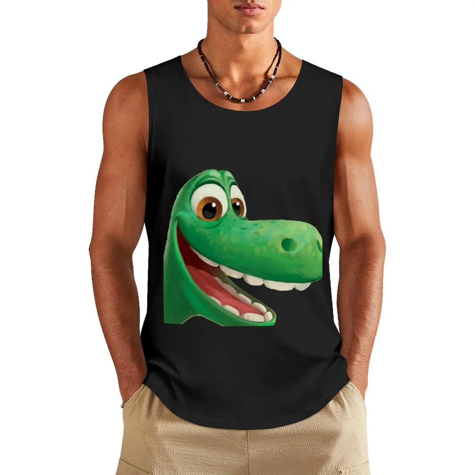 

Good Dinosaur Arlo Tank Top Gym wear bodybuilding men clothes basketball clothing t shirt