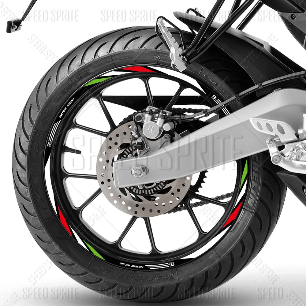 

Wheel Sticker For Aprilia Tuono RS660 RS4 125 GPR rs150 RSV4 DORSODURO shiver 750 900 rsv 1000 mille Rim Decal Hub Stripe Tape