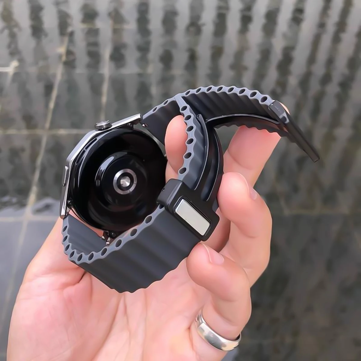 

Ремешок с магнитной пряжкой 20 мм 22 мм для Samsung Galaxy Watch 7/6/5/4 40 44 мм, спортивный ремешок для Watch 5 Pro/Active2, силиконовый браслет