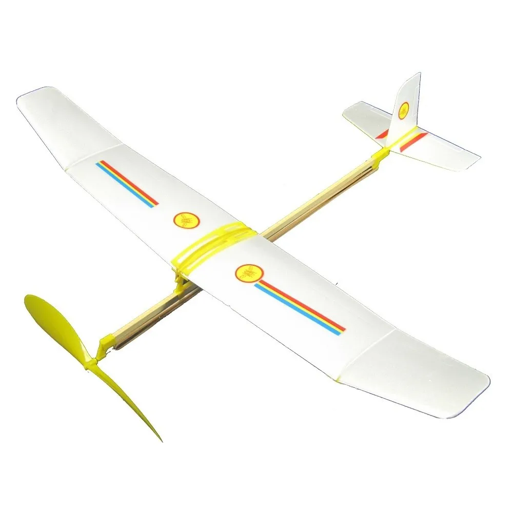 

Ligthweight Airplane Glider Toy Model Popular 3 Styles Rubber Band Powered Helicopter DIY Assemble Airplanes Toy