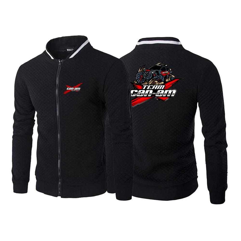 

2023 New Can Am Team Spyder Motorcycles Print Men Cardigan Sweatshirts Zipper Sport Coats Autumn Man Long Sleeve Jacket Hoodie