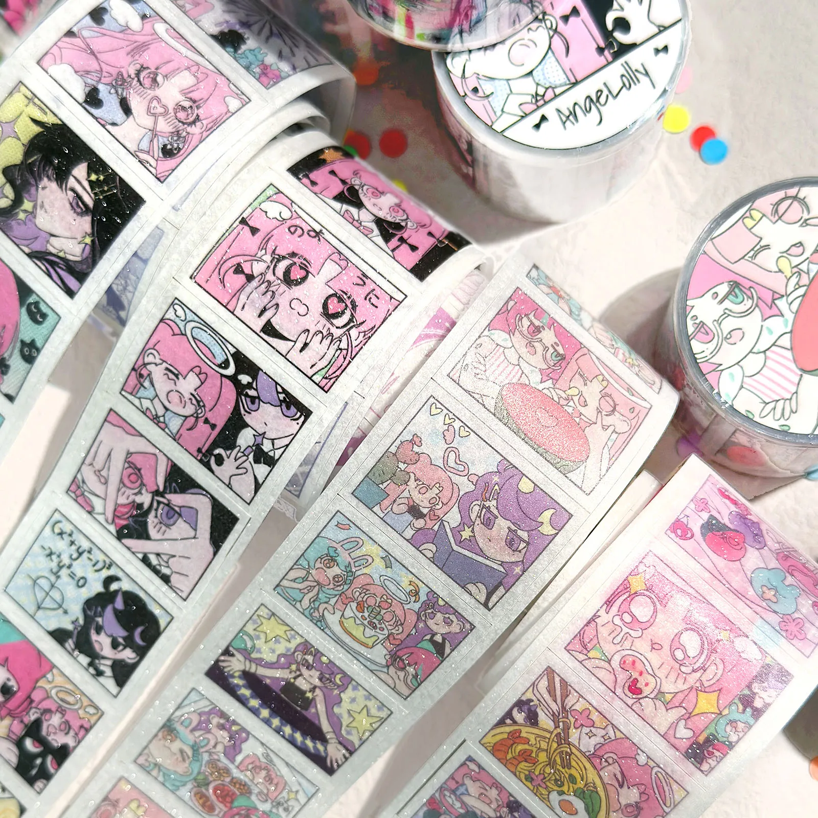 8packs/LOT Daily life in girls' high school series cute lovely retro decorative tape