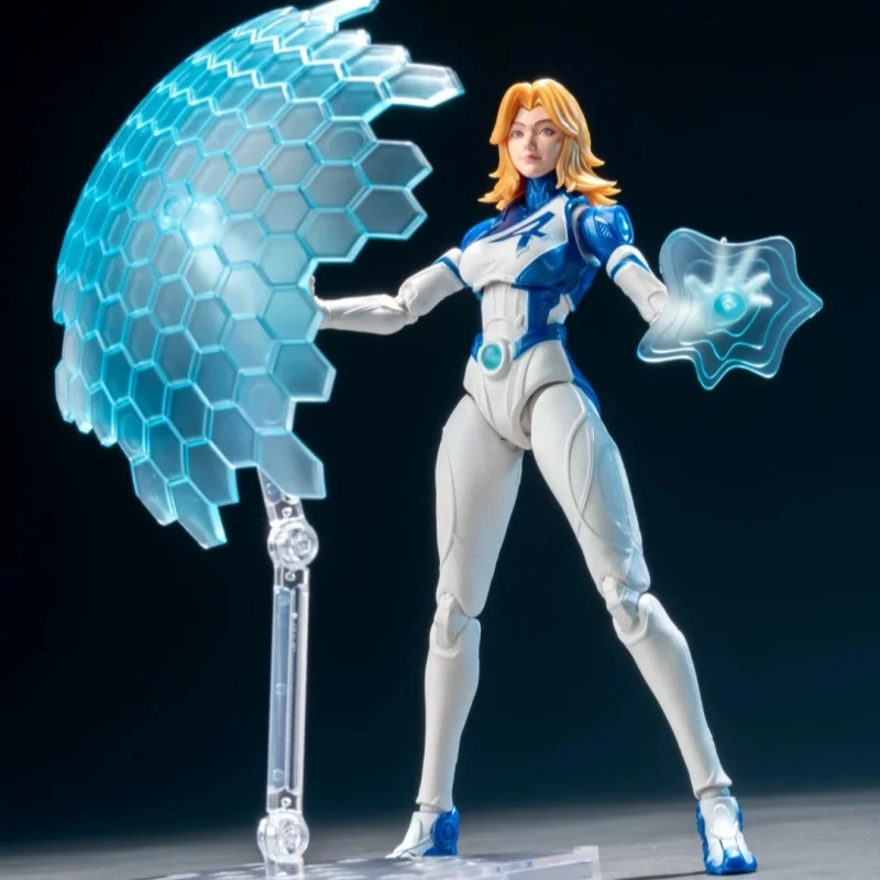 Blokees Marvel Rivals Champion Class Jeff The Land Shark Invisible Woman Assembled Action Figure Collectible Model Toy Gift - view 2