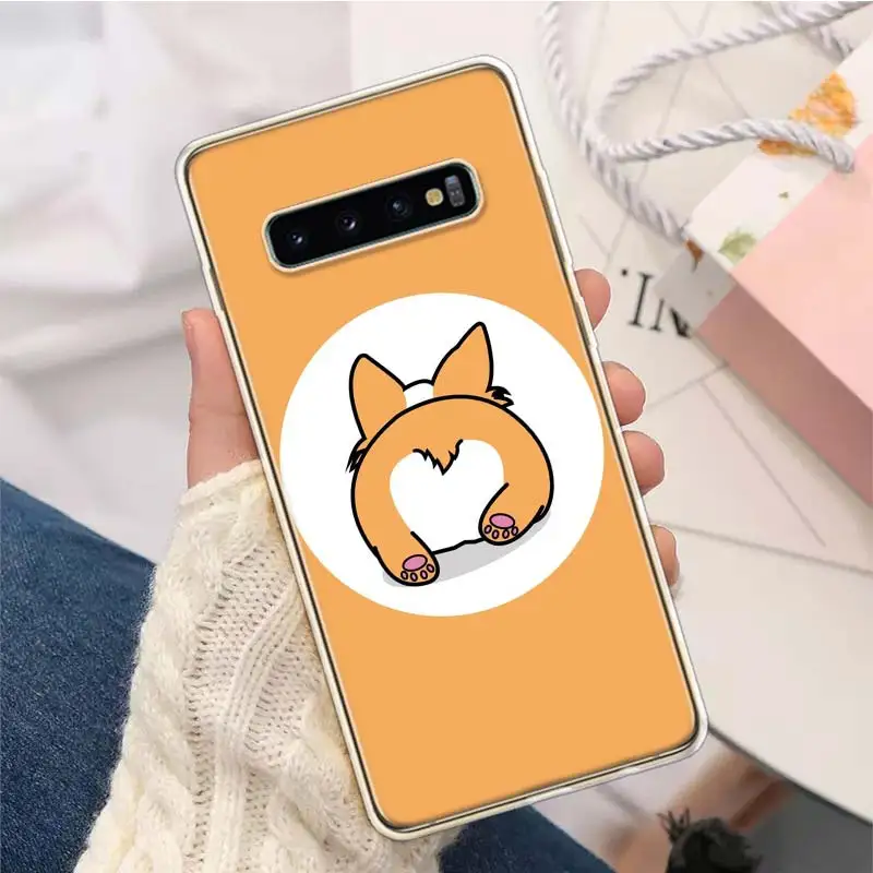 Cartoon Corgi Super Cute Dog Silicon Call Phone Case For Samsung Galaxy S23 S24 S25 Ultra S21 Plus S20 FE S22 S10 + S10E Cover F image 5