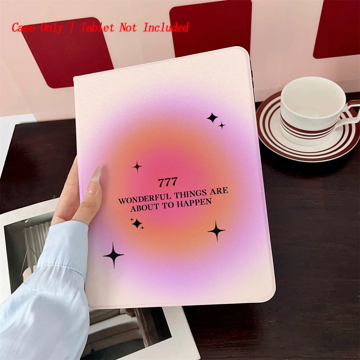 

Cool Multicolor Glowing Rings Print iPad Case for Mini 7 8.3/6 8.3 Shockproof Silicone Bumper with Stand