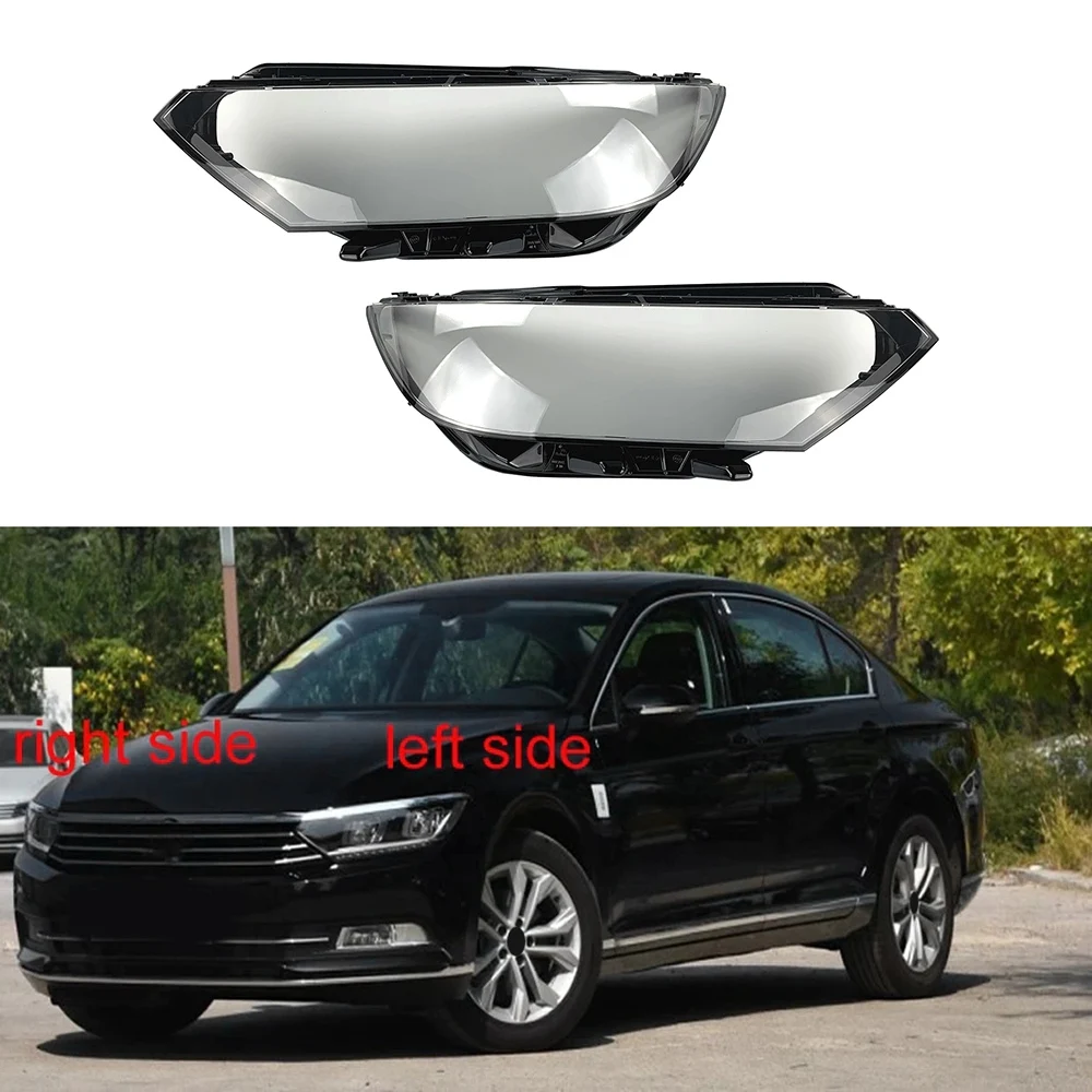 for Magotan / Passat B8 2017-2019 Right Headlight Shell Lamp Shade Transparent Lens Cover Headlight Cover