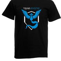 Mens Team Blue Symbol Fan Fun Poke Go Wisdom Team Mystic Vintage T-Shirt