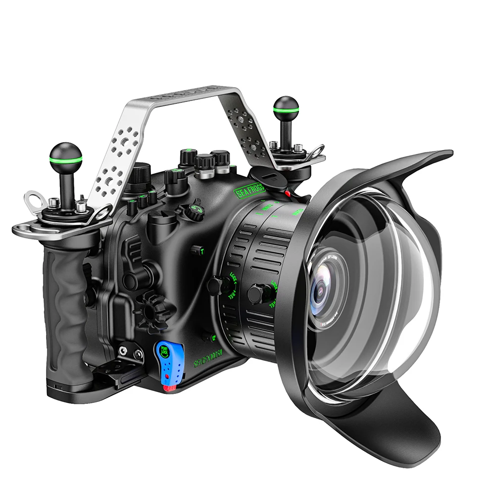 Seafrogs SF12003 100M Waterproof Aluminum Alloy Camera Case Body For GFX100SⅡ Underwater Photography Equipment