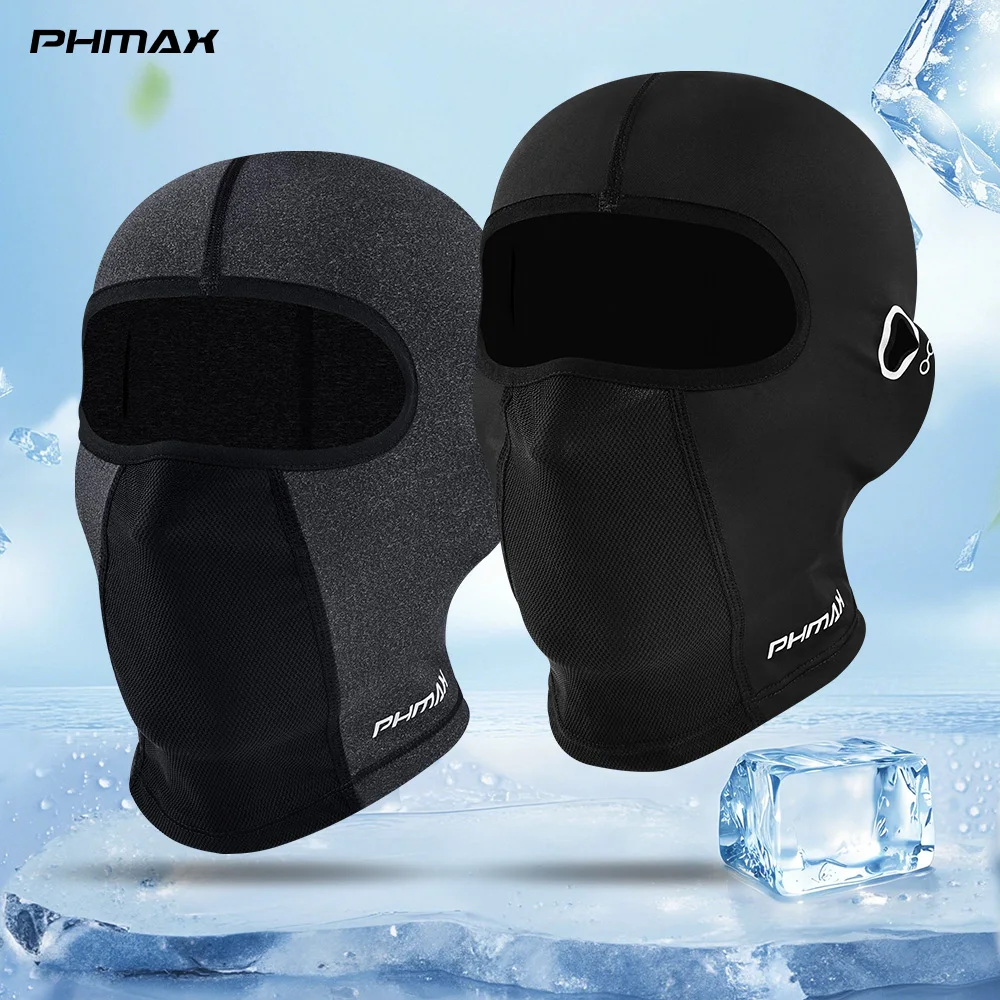 PHMAX Fahrradmaske, UV-Schutz, atmungsaktiv, Vollgesichtsmaske, Mountainbike, Rennrad, Schweiß, Staub, Sturmhaube, Radfahren, Kopfbedeckung