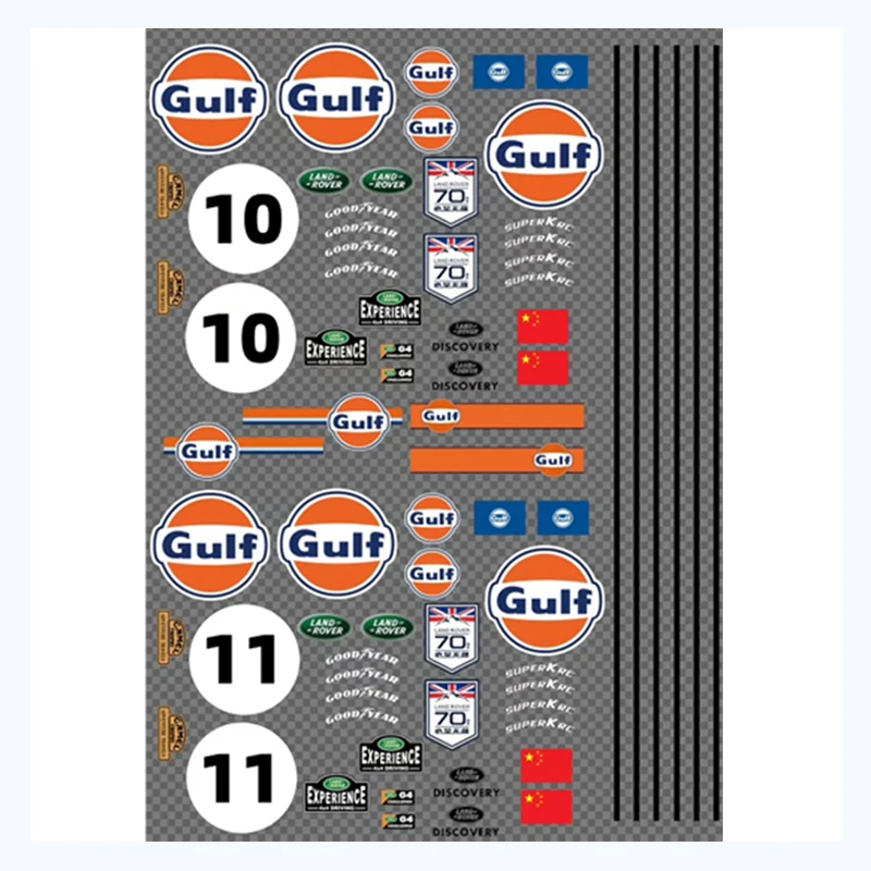 

1/10 Rock Climbing Car Sticker Bay Oil Sticker Decorative Accessories for 1/10 RC Crawler Car Traxxas DIY Sticker Upgrade Parts