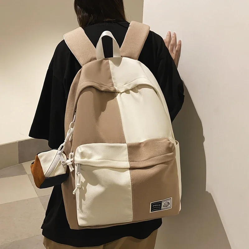 Nuovo zaino per studenti Borse da scuola grandi per ragazza Ins Zaino in tela di moda Borsa da viaggio per studenti impermeabile Mochilas Escolares