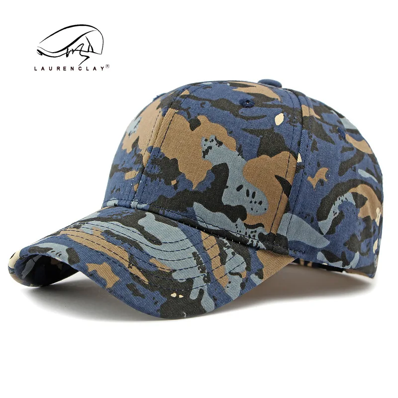 Custom Printed Logo Men and Women Camouflage Baseball Cap Spring and Autumn Outdoor Sunshade Recreational Truck Driver Hat