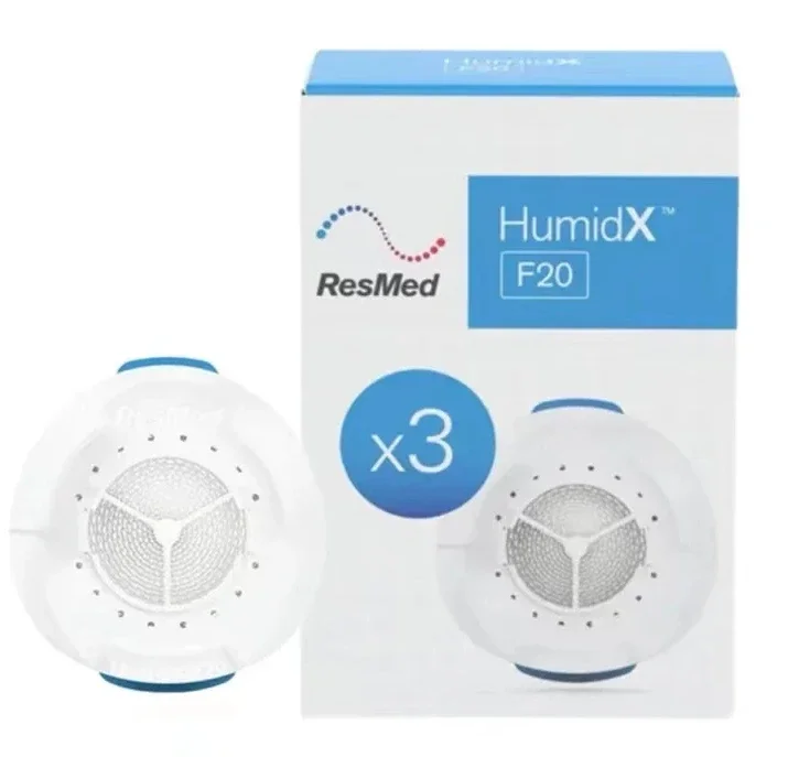 6pcs Waterless Humidifier Filters for Resmed Airfit F20 Full Mask Nasal CPAP Compatible with Humidx