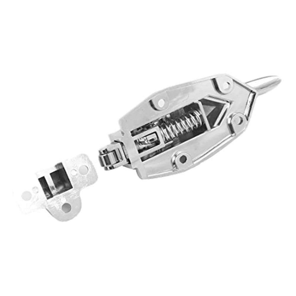 Pestillo de fácil instalación, manija de puerta de refrigerador, acero inoxidable 304, resistencia excepcional a la deformación, seguridad del frigorífico