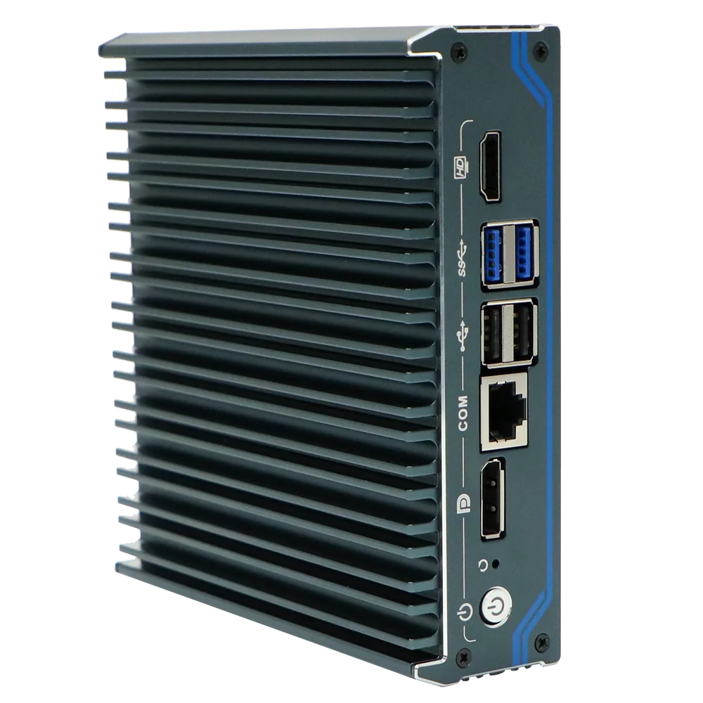 Fanless PfSense Firewall Soft Router J6412 N5105 N100 4x I226-V 2.5G LAN NVMe Barebone Mini PC HDMI2.0 DP AES-NI OPNsense Win11
