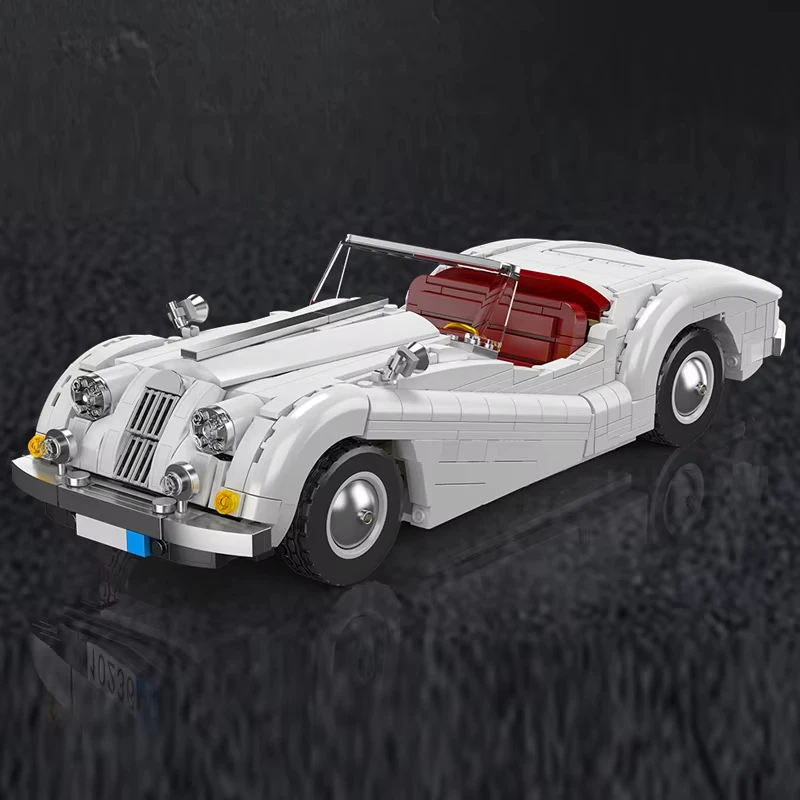 1302 Pz Tecnico Classico Auto Sportiva XK140 OTS Super Sport Auto Da Corsa Building Blocks MOC Roadster Giocattoli Set per I Regali Dei Bambini