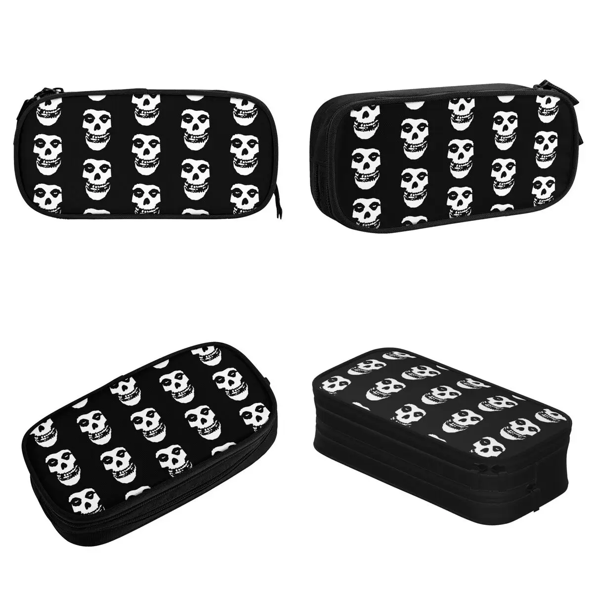 Misfits-Logo Pencil Case Pen Box Bags Girls Boys Big Capacity Students School Cosmetic Pencilcases