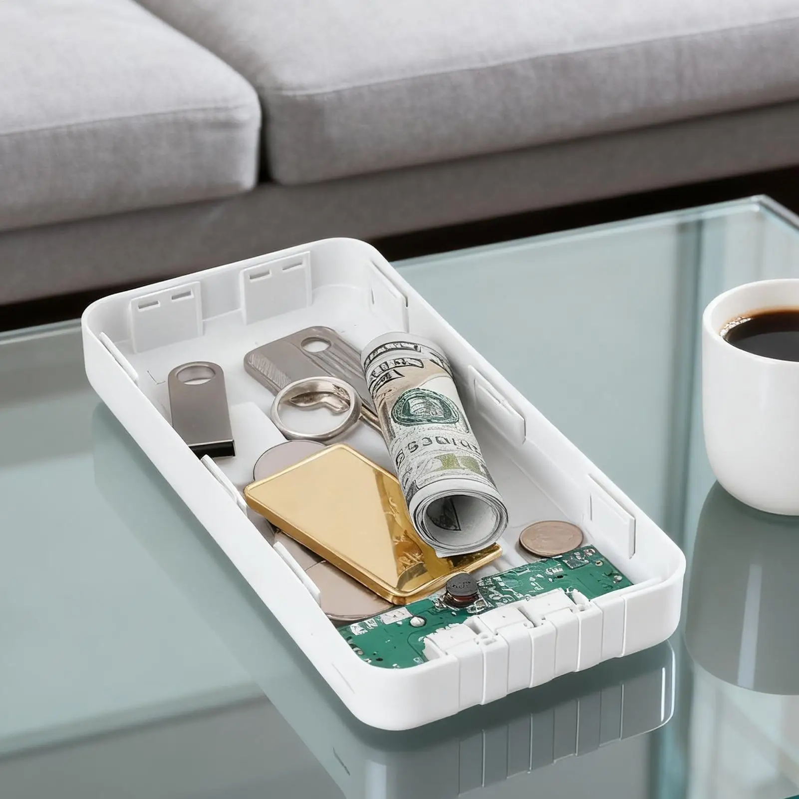 

Secret Safe Anti-Theft Portable Money Case Anti-Theft Power Bank Design Fake Safe For Home Travel Safety Jewelry Valuables Cash