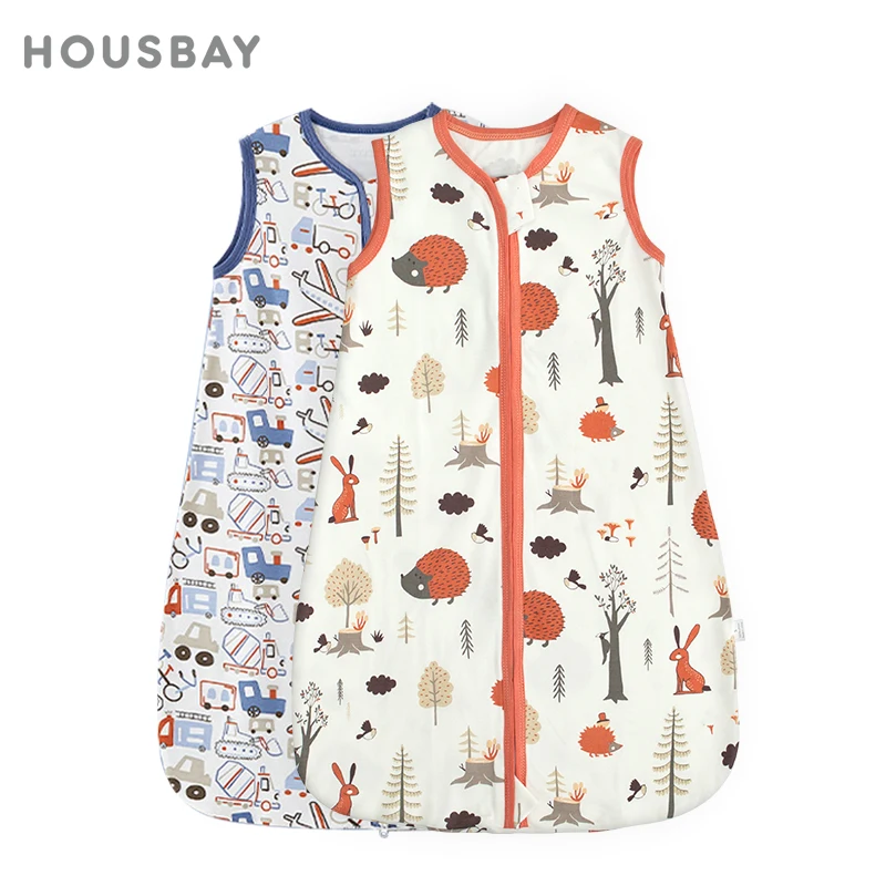 

Летний тонкий спальный мешок для ребенка 0-18 месяцев, милый ежик, синие автомобили с принтом для девочек и мальчиков, противоударное одеяло, детский спальный мешок