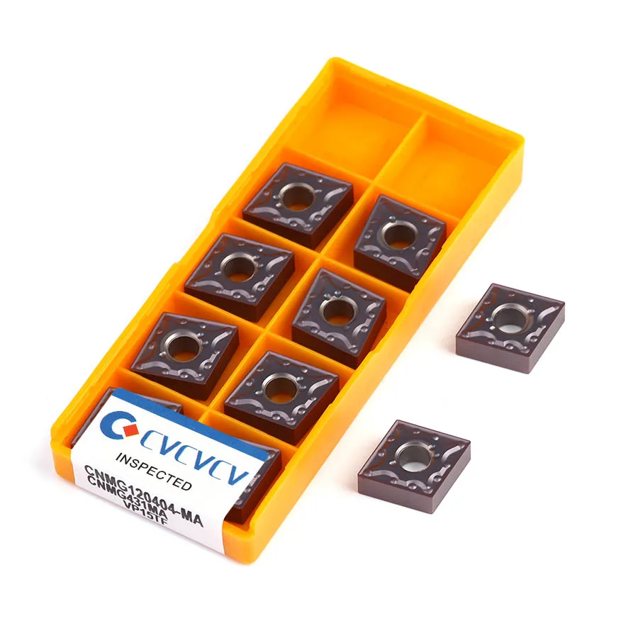 10 pz CNMG120404 MA VP15TF UE6020 US735 utensile per tornitura esterna inserti in metallo duro utensili per tornio CNC CNMG120404 MA UE6020 lama per tornitura