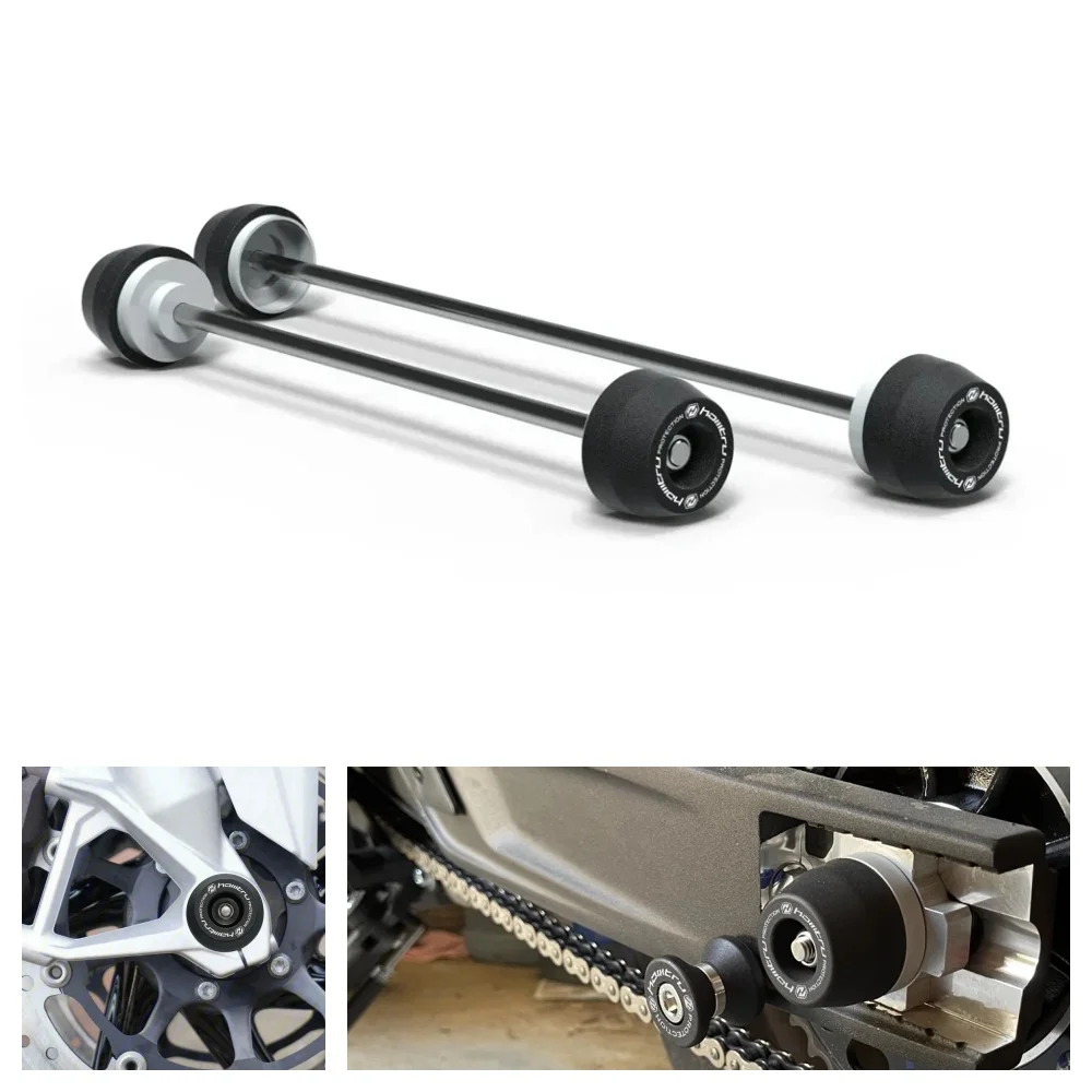 

For Yamaha XSR900 2022 2023 2024 2025 Rear Front Axle Fork Crash Slider Motorcycle Wheel Protector