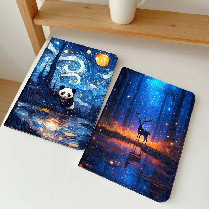 

Shining Forest Deer Night Gift For Samsung Galaxy Tab A7 A A8 A9 A11 S6 S11 10.1 10.4 10.5 Inch Lite PLus Soft Tablet Case