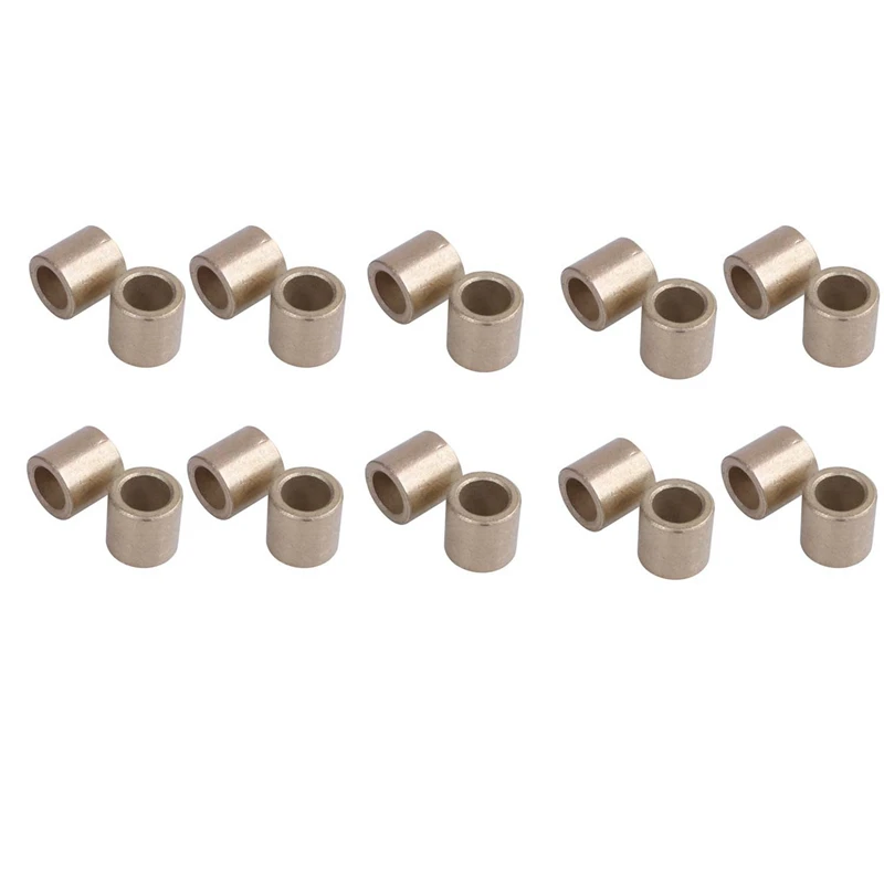 20 Pieces Of Oil-Immersed Sintered Bronze Bushing Bearing Sleeve 8X12x12mm