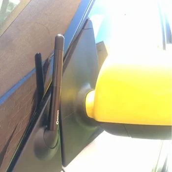 เสาอากาศรถยนต์ 4.7 นิ้วสําหรับ Mercedes Benz Smart Fortwo Forfour อุปกรณ์ปรับแต่งภายนอก Fiber Aerial น้ําหนักเบาคาร์บอน