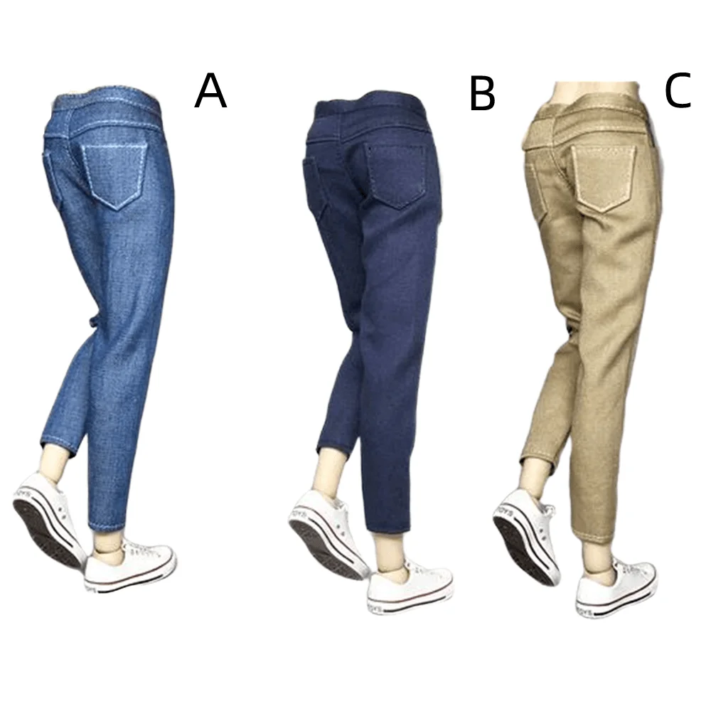 

1/6 Scale Trend Female Soldier Casual Pants Nine Minutes 12 Inches Action Figure Body Cute Doll Clothes Model Cowboy